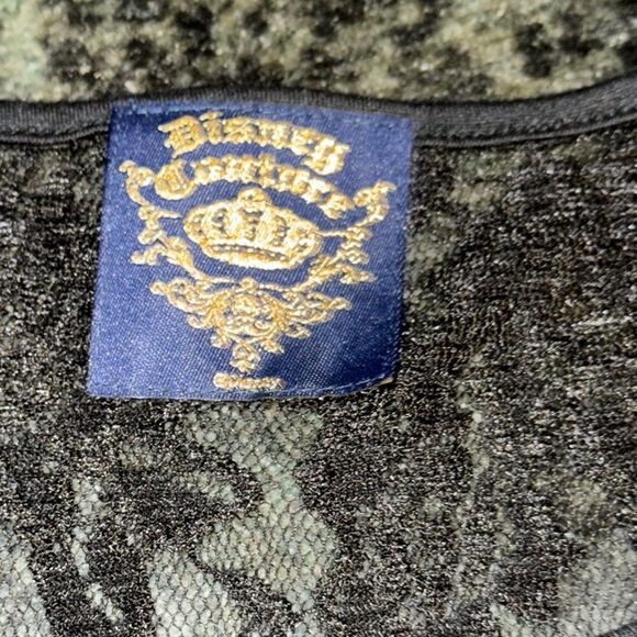 Disney Couture rhinestone sequin apple slipper lace backsnow white cap sleeve . - Picture 12 of 12